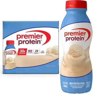 Premier Protein Shake, Vanilla, 30g Protein, No Added Sugar, 24 Vitamins & Minerals to Support Immune Health, 11.5 fl oz, 6 Pack (Packaging May Vary)