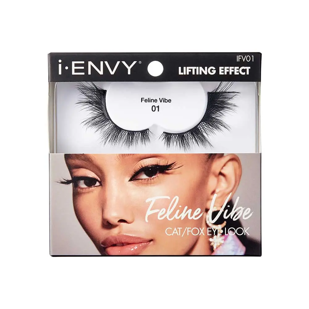 I-ENVY Feline Vibe Strip Lashes Cat and Fox Eye Lifting Look I-ENVY Feline Vibe Strip Lashes Cat and Fox Eye Lifting Look
