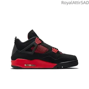 Retro 'Red Thunder' New Lace Up Men's Breathable Outdoor Sneakers Casual Running Shoes