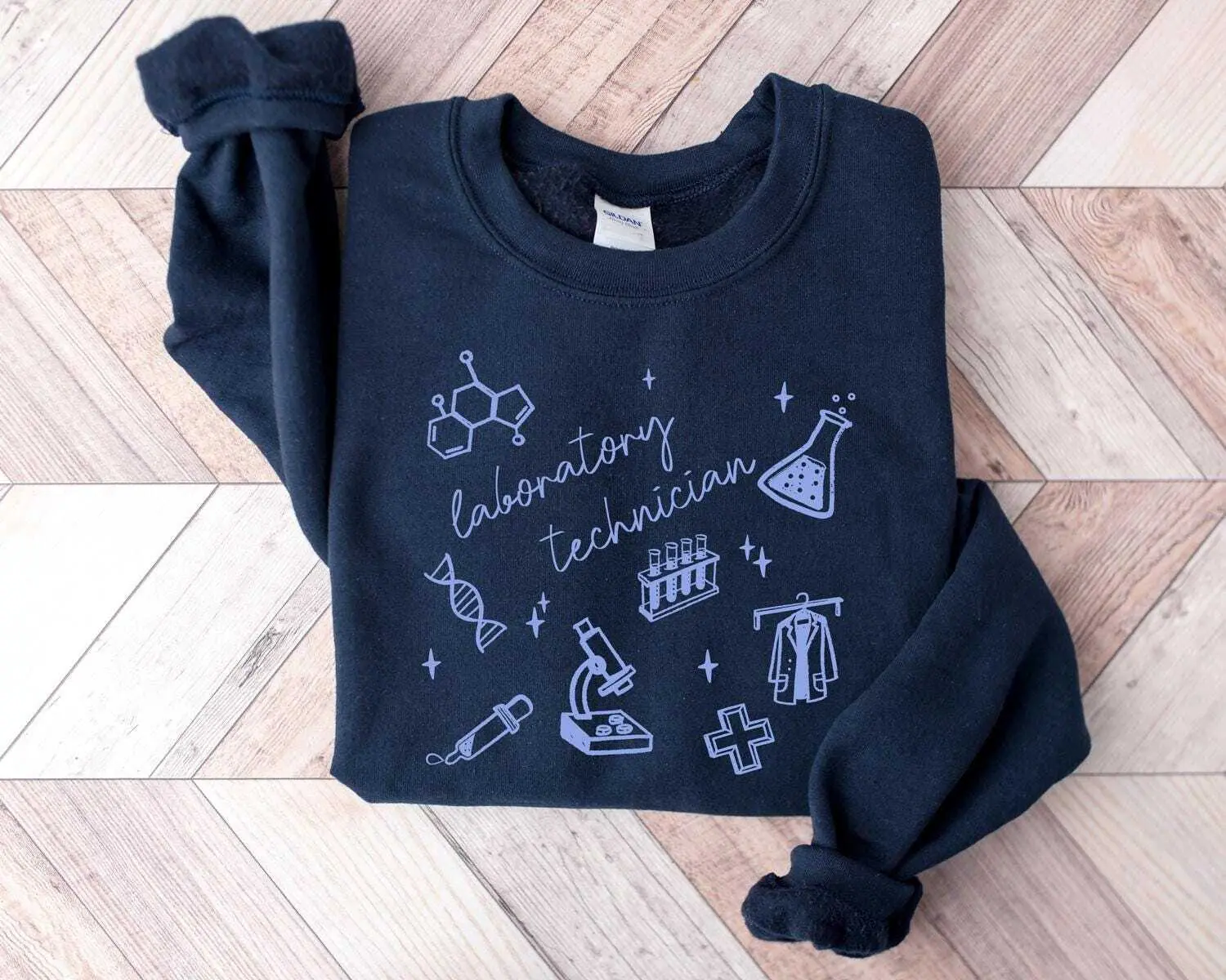 Medical Laboratory Scientist Short Sleeved T-SHIRT / Sweatshirt , Lab Tech Scientist Pathology Clinical Lab Week tshirt, Clothes Crewneck