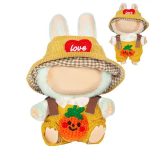 SeSe Code Doll Clothes with Multi-styles of hat designs– Premium 17cm Doll Fashion Set, Stylish & Cute Cartoon Toys Costume