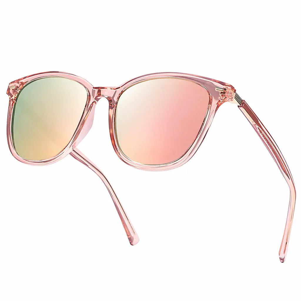 Women's Lightweight Oversized Sunglasses, Trendy Statement Frame with Gold-Plated Accents, Polarized TAC Lenses, UV400 Anti-Glare Protection, Trendy Styling Sunglasses, Stylish Accessories, Oversized Glasses