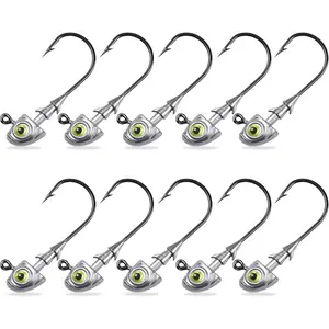 Swimbait Jig Heads Fishing Jigs Swim  Jighead with Two  Keepers and  Eyes 1/8 3/16 1/4 3/8 1/2oz Jigheads Freshwater Saltwater Fishing