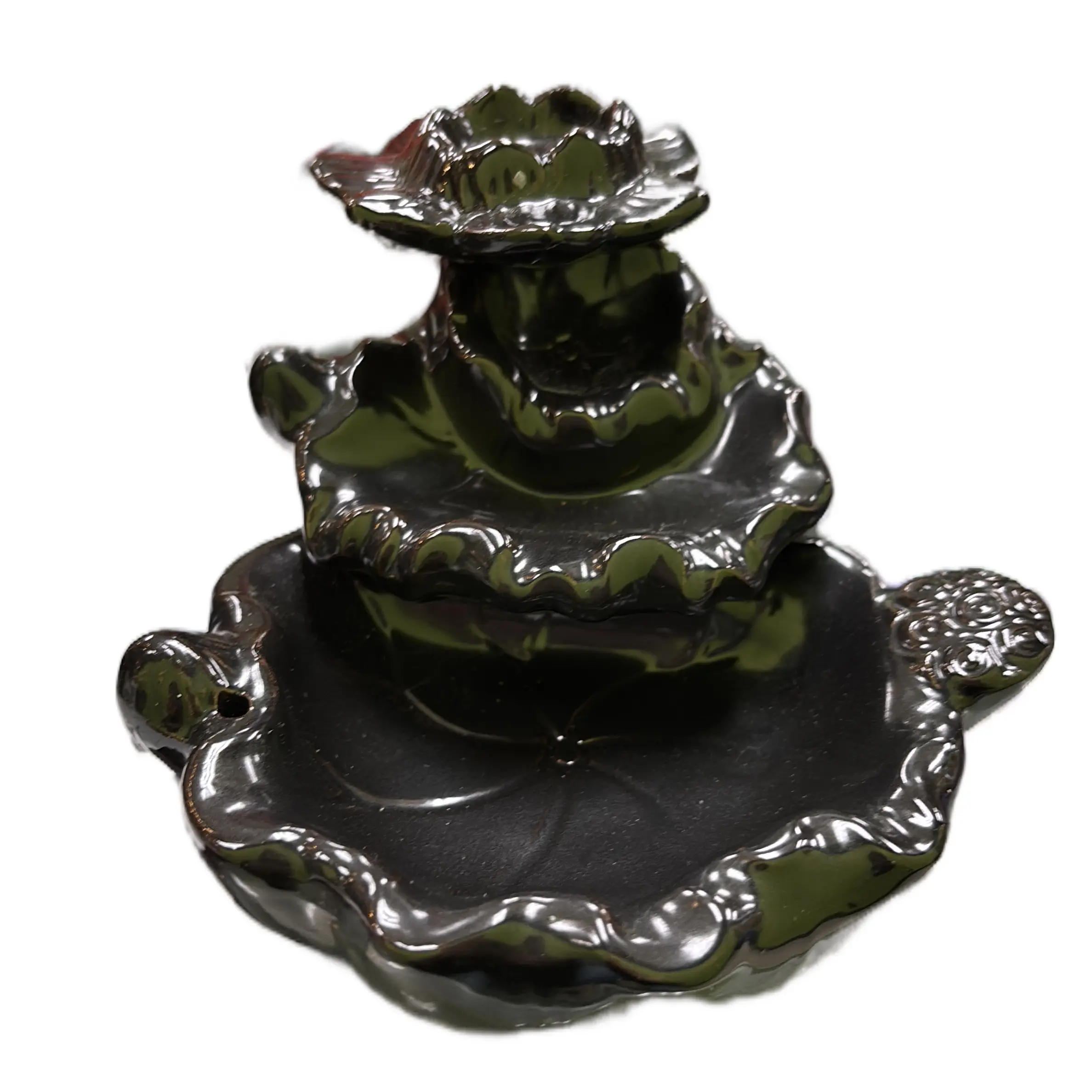Waterfall Lotus Flower Backflow Incense Burner