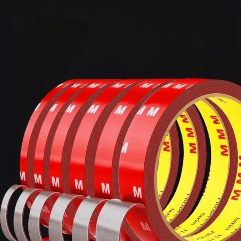 3M/9.84Ft Long Car Foam Double-sided Tape Is Strong Adhesion and Temperature-resistant and Waterproof, Strong Permanent Durable Double Sided Tape Acrylic Foam Adhesive High Temperature Resistant