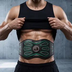 2026 new model abdominal and arm strength training device: 6 modes, 18 intensity levels; a powerful aid for ab workouts and arm/abs muscle contraction and relaxation; ab workout + arm exercise set