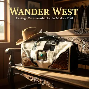 The Prescott Cowhide Leather Travel Duffle