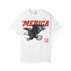 ELWHRE - 'Merica Eagle graphic tee | Patriotic American flag design