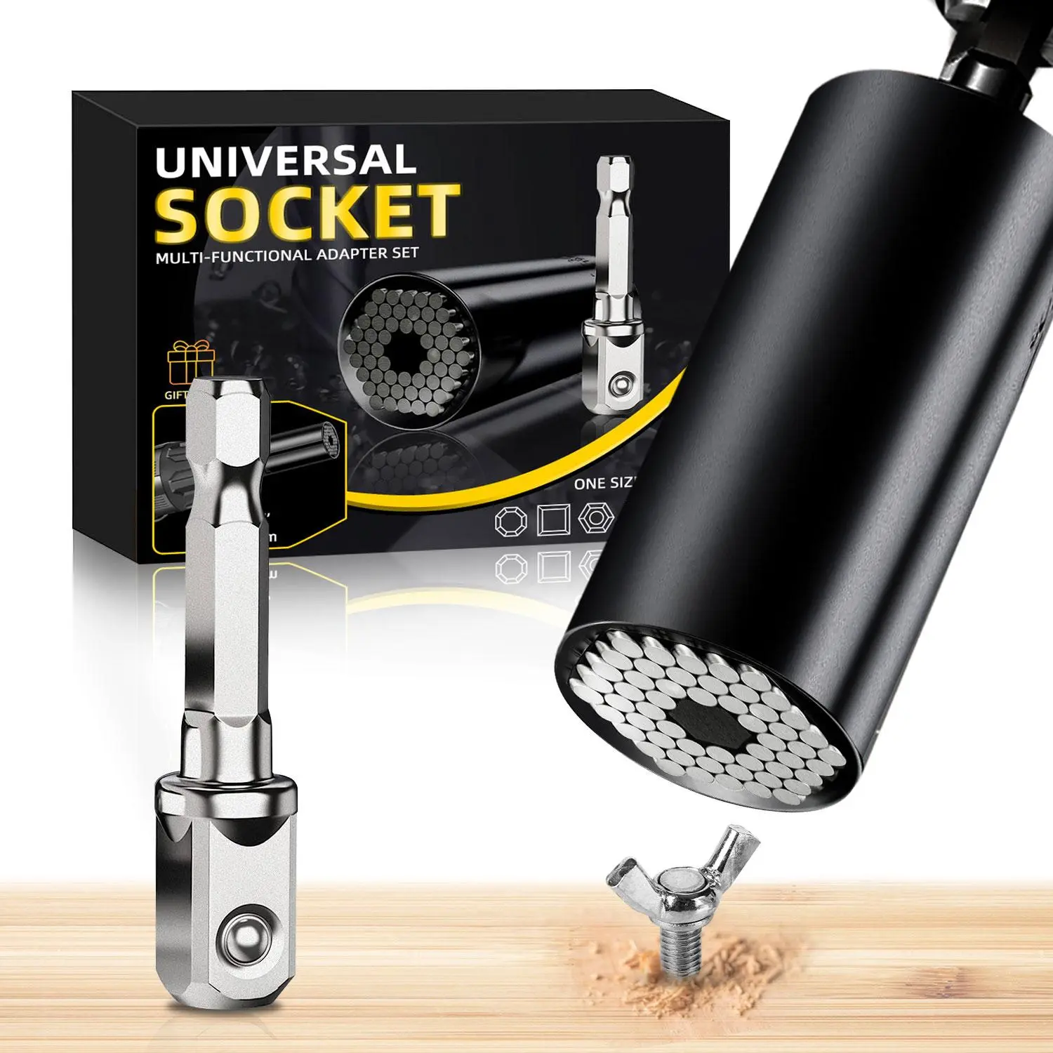 Universal Socket Tool, Multifunctional Socket with Handle, Professional ...