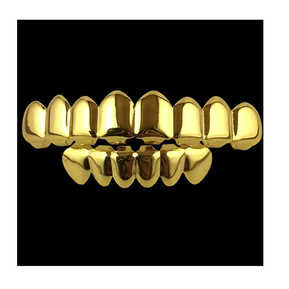 New personality and fashion selling hip-hop braces 8 braces Halloween Teeth Grills props exquisite daily tide matching ornaments.
