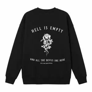 Shakespeare Sweatshirt Goblincore Crewneck Fairy Grunge Goth Sweater Snake Sweatshirt Dark Academia Clothing Light Academia Clothes Emo Top