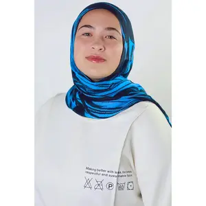 Serenade Marina Print Modal Hijab