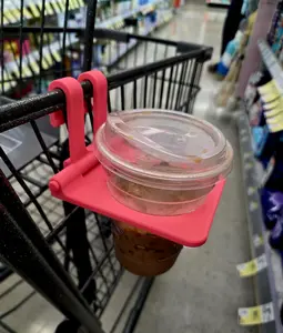 Collapsible Drink Holder for Cart