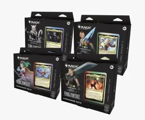 FINAL FANTASY Commander Deck - Set of 4: (FIC) Includes: Limit Break - Counter Blitz - Scions & Spellcraft - Revival Trance - Commander: Final Fantasy MTG Magic the Gathering