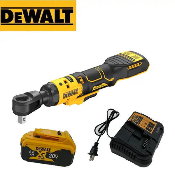 DEWALT ATOMIC 1/2" Brushless Cordless Ratchet Wrench, Professional Power Tool for  Engine Service, Tight Spaces, Fast Work Efficiency 3-in-1 high torque impact gun nut lug Variable Speed Kit w socket repair toolspring  truck  car family tool set angl,home