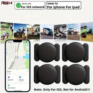 1/4-Pack RSH Smart Car Finder Tags, Wireless Bluetooth-compatible Tracker for Keys and Pets, Compatible with Apple Find My APP, Ideal for Tracking Cars, Backpacks and Wallets