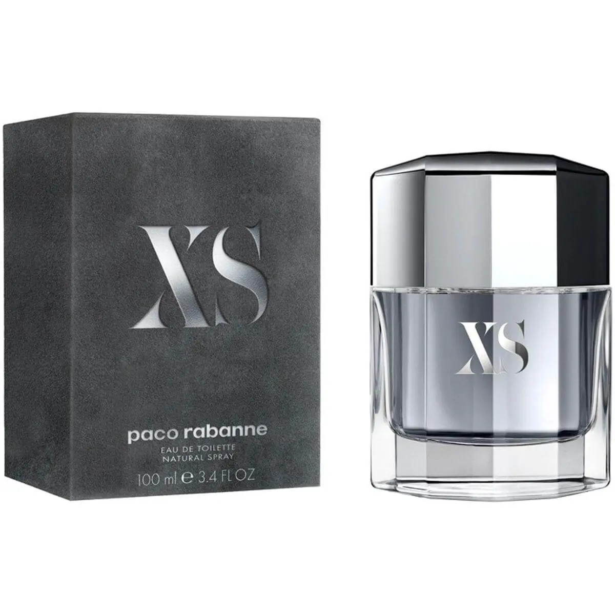 XS by Paco Rabanne Men's Citrus Blast EDT Type Cologne - 3.4 fl oz, Minty, Fragrant, Fruit-Flavored, Boxed, Packaged, New in Box, Minty Men's Fragrance, Boxed Men's Fragrance