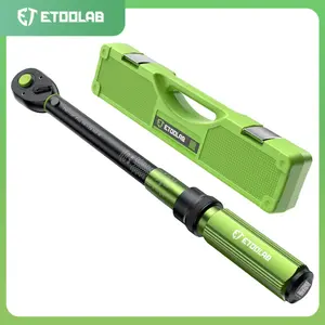 【FixPro】Etoolab 1/2 inch Torque Wrench, ±3% Precision 1/2-inch Drive Click Torque Wrench, 72 Tooth Dual Range Scales Multi-functional Torque Wrench for Bike/Moto/Car Repair