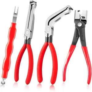 4PCS Electrical Disconnect Pliers, Premium Automotive Electrical Terminal Connector Separator Removal Tool for Cars