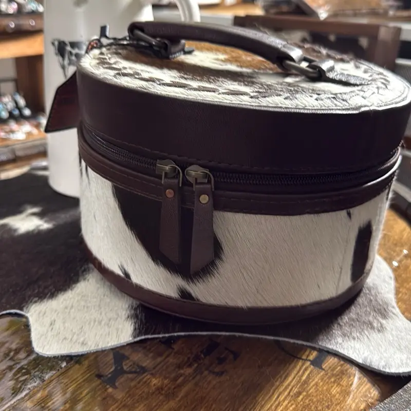 Cowhide jewelry box