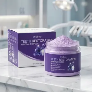 Oralhoe Teeth Whitening Powder is a natural, gentle, gum-protecting mineral tooth powder that deeply cleans and polishes, effectively removing stains.  whitening, and daily cleaning in one