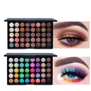 40-Color Eyeshadow Palette with Brush, Long-Lasting and Versatile Shades Suitable for All Makeup Styles, Featuring a High-Quality Portable Color Mixing Palette, Glitter Eyeshadow Palette, Makeup, Comestics, Perfect Gift2
