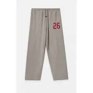 Fear of God ESSENTIALS Men's Smoke Grey Lounge Fleece Baggy Sweatpants
