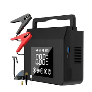 PASLDA 4000A Car Jump Starter 150PSI Air Pump - 5-in-1 Emergency Tool (15000mAh Power Bank)
