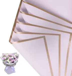 20 Sheets Flower Wrapping Paper – Waterproof Floral Bouquet Wrap for Wedding, Birthday Gifts, DIY & Florist Supplies and Perfect for Easter gift