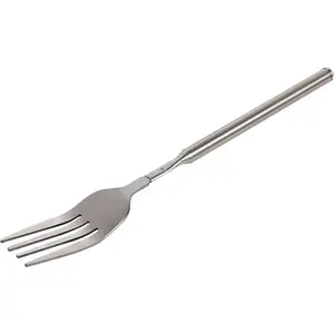 Telescopic Fork, Extendable Fork, 64cm Long Stainless Steel Retractable Fork, Extending Fork for Dinner, Fruit, Dessert, 8.7~25.4IN