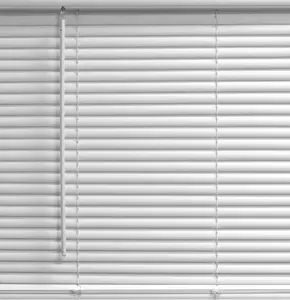 Cordless Vinyl Blinds 1 in. Room Darkening White 31 x 72 in.