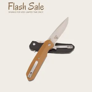 “Flash Sale! Premium EDC Folding Knife with G10 Handle – Ultra Sharp Blade for Outdoor & Daily Use – Limited Time Only, Get Yours Now on TikTok Shop! outdoorfun