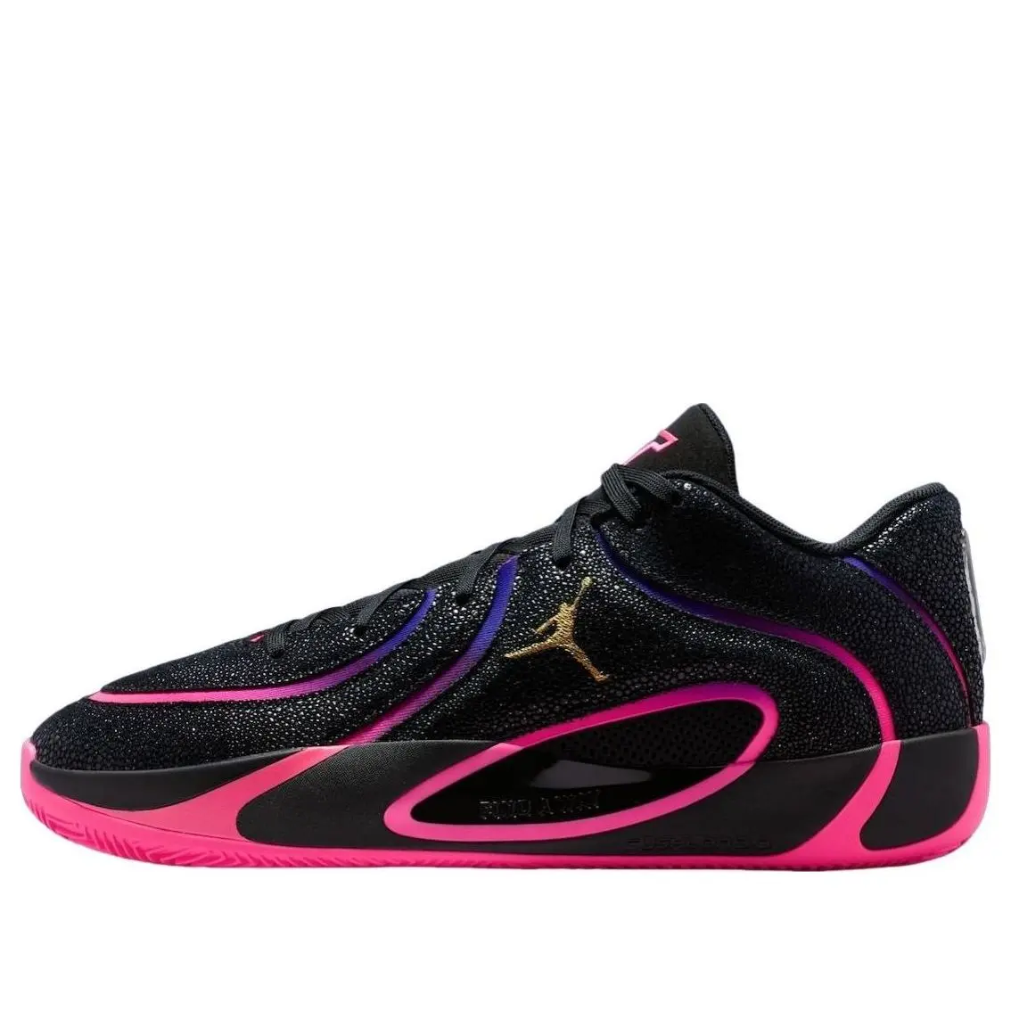Nike Men's Jordan Tatum 4 Lea IR0073 003 Black/Purple Basketball Sneaker Sports Trainer