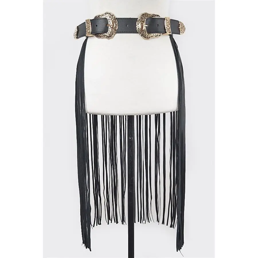 Swirl Metal Buckle Plus Size Belt