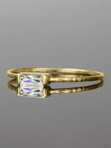 1 PC Pretty Cubic Zirconia Square Shaped Zircon Sparkling Zircon Inlaid Ring For Women For Valentine's Day Gift Wedding Anniversary Party Jewelry Cubic Zirconia Rings Jewelry Gifts