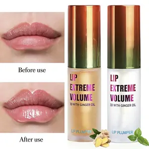Lip Plumper Set – Long Lasting Lip Plumper Serum with Instant Volumizing Effect, Plumping Lip Gloss, Lip Enhancer, Hydrating Lip Oil for Dry Lips, Boosts Elasticity and Smooths Fine Lines