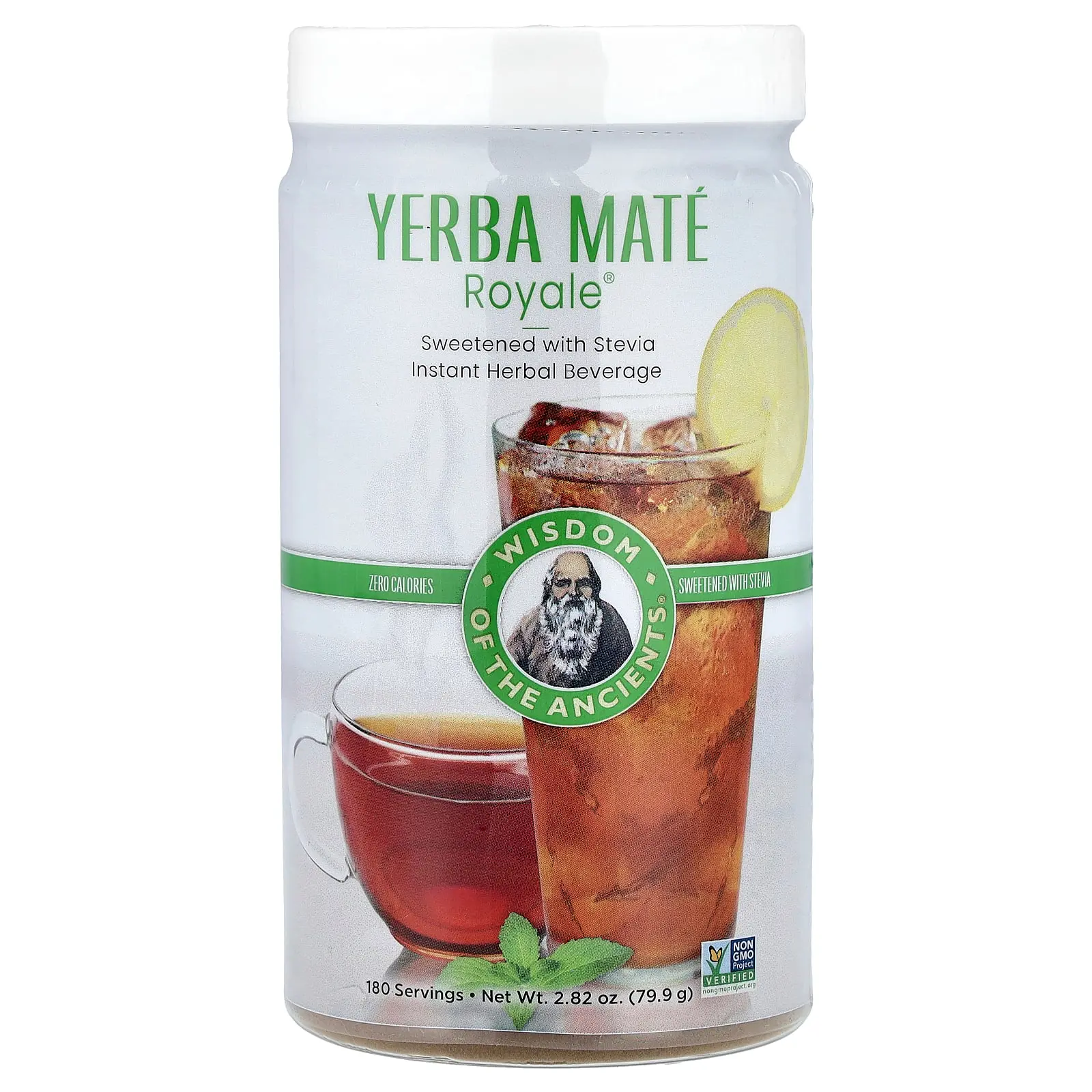 Wisdom Of The Ancients Yerba Mate Royale®, Instant Herbal Tea with Stevia, 2.82 oz (79.9 g)