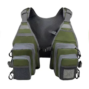 Fishing Vest for Outdoor Use Suitable for Perch and Trout Stream Fishing, Lightweight Equipment for Men and Women