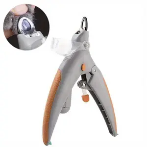 LED Light-Emitting Magnifying Pet Nail Clipper for Dogs and Cats