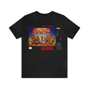 SNES Stone Protectors Box Cover Art Shirt!