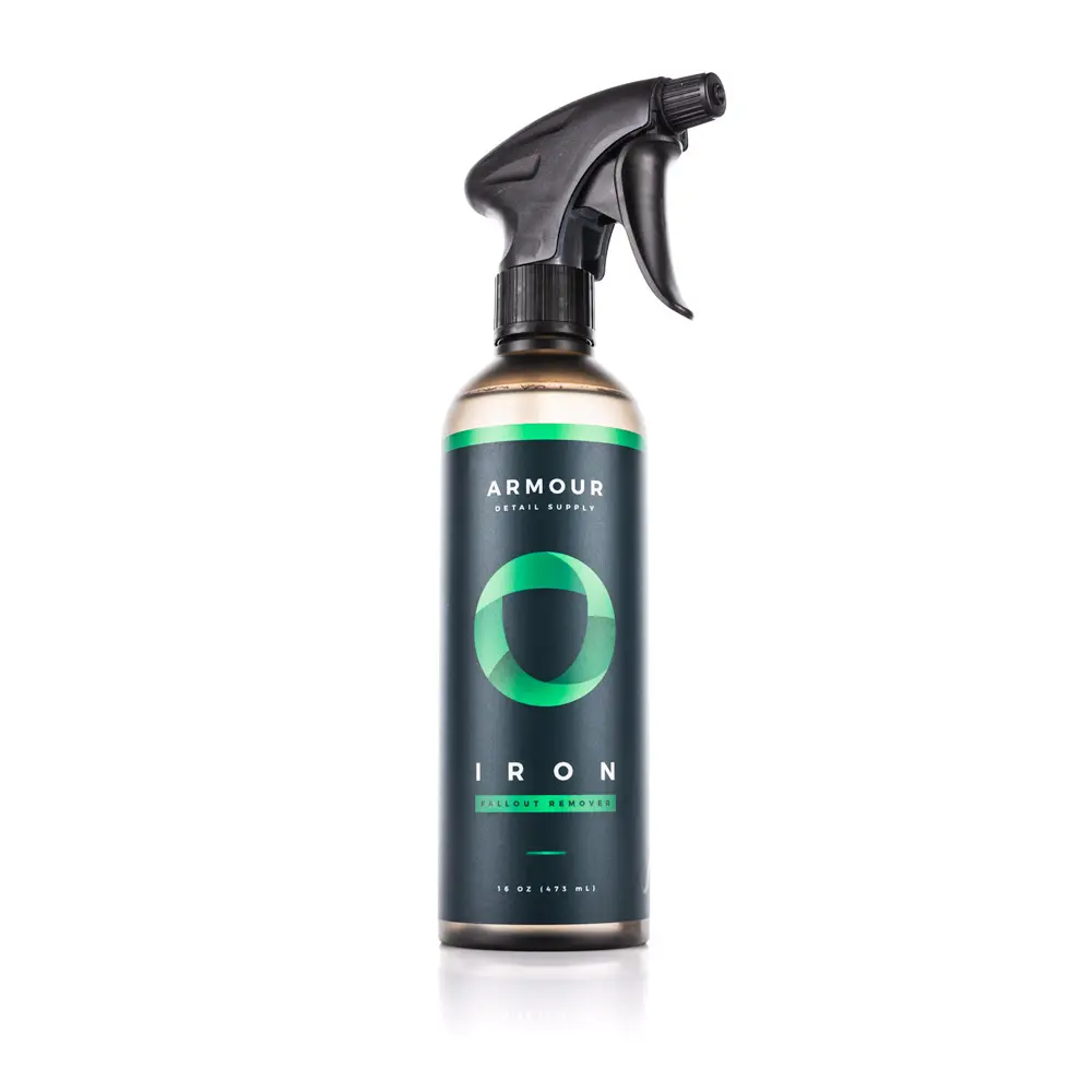 Armour Detail Supply Iron Degreaser Cleaner - Low-Odor, pH-Neutral Brake Dust & Fallout Remover, Anti-Rust Car Detailing Product for Wheels & Painted Surfaces, 16 oz