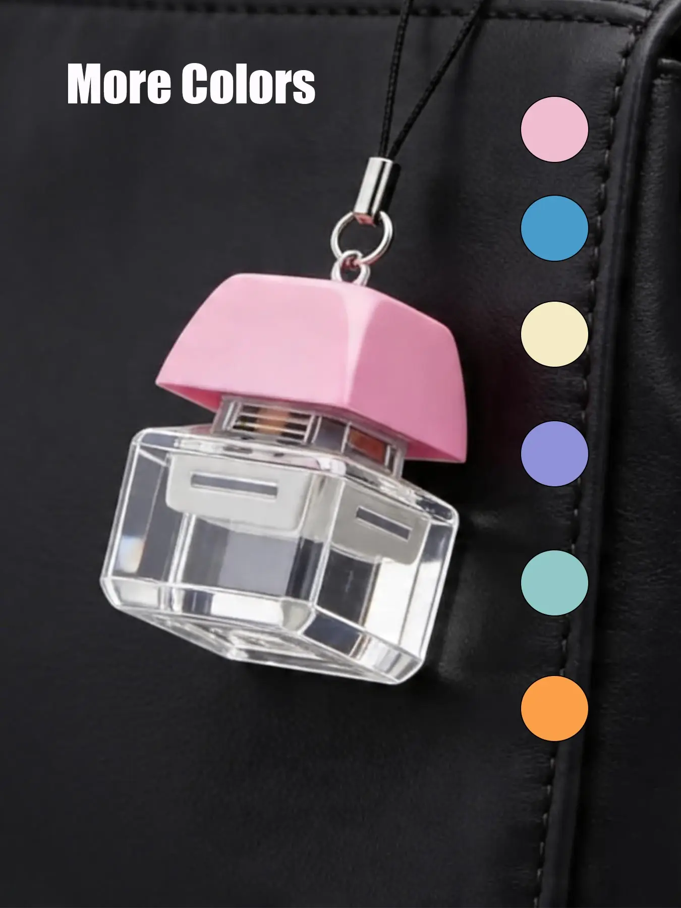 1pc Keyboard Keychain Toy Clicker, Stress Relief Fidget Spinner Keychain, Decompression Button Keychain, Pressure Relief Gift for Adults, Macaron Color, Ordinary Style, Fidget For Anxiety, Anxiety Fidgets, Stress Relief Tools, Stress Relieving Accessory
