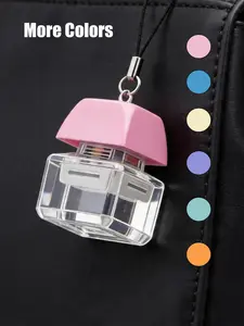 1pc Keyboard Keychain Toy Clicker, Stress Relief Fidget Spinner Keychain, Decompression Button Keychain, Pressure Relief Gift for Adults, Macaron Color, Ordinary Style, Fidget For Anxiety, Stress Relief Tools