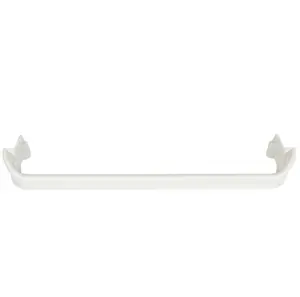 HECASA 240535101 Refrigerator Door Shelf Rack Bar-White ABS Plastic Replacement for Frigidaire & Kenmore, PS735091 (Fridge Door Shelf Rail) fridge