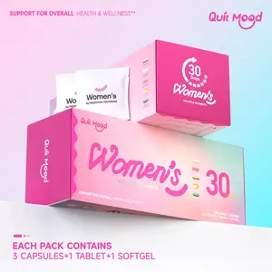 Women's 30+ Vitapa | Multivitamin, Stress & Bone Support, Skin & Women's Health Support, Anti-aging | Cranberry, Probiotics, D3K2, NAD+ | 5-in-1, 30 Count, Daily Wellness Pack Healthcare Dietary,Vitapack Fitness
