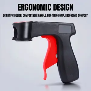 Portable assisted spray painting universal renovation and color change handle tool spray film spray can spray nozzle self spray paint