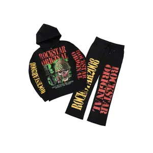 Killshot Romance Black Hoodie/Baggy Pant Track Set