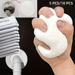 5/10pcs multifunctional waterproof sealing adhesive: air conditioning hole+anti mouse/wall hole/pipe sealing odorless and environmentally friendly plastic clay suitable for renting/living/dormitory sealing/office hole filling Wall Hole Putty