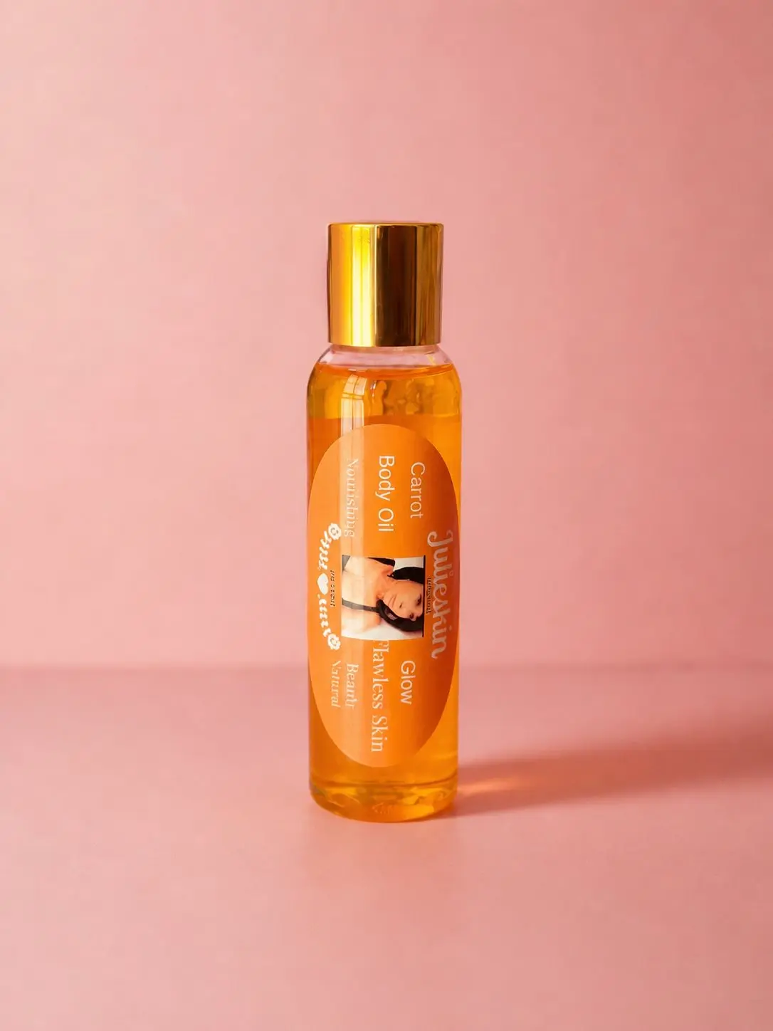 4oz LWIL GRIMEL Organic Carrot Body Oil, Brightening Radiant Daily Body Care Oil, Adult Body
