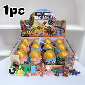 Random 1pc Italian Brain Rot Surprise Keychain Gift, Golden Egg Design, Perfect for Easter Gifts & Parties, Includes Keychains and Charms, Tung Tung Sahur, Collectible Appeal, Keychain Surprise Collectibles
